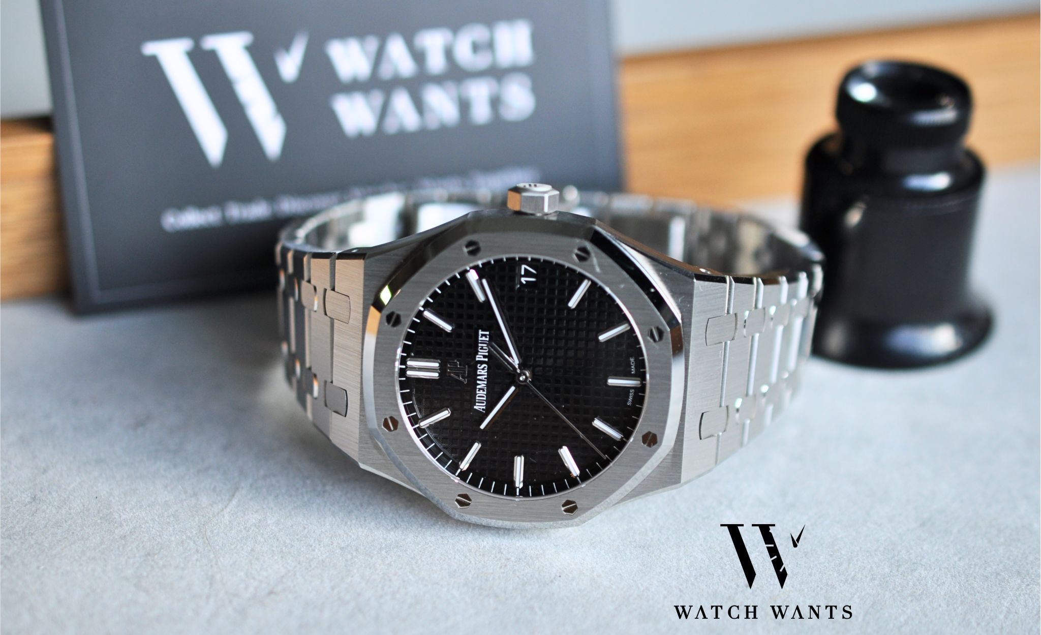 Audemars Piguet AP Royal Oak 15500ST 15500 Black Dial 41mm Luxury