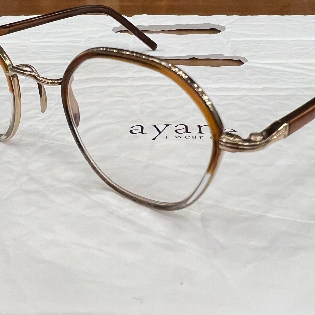 Ayame眼鏡guepard eyevan 金子眼鏡, 男裝, 手錶及配件, 眼鏡- Carousell