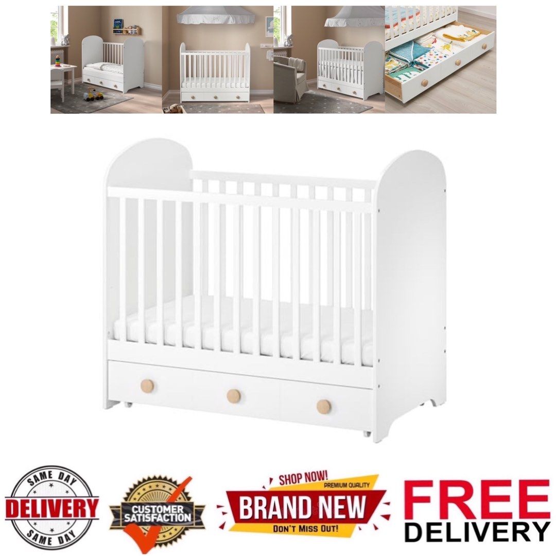 Gonatt crib white online
