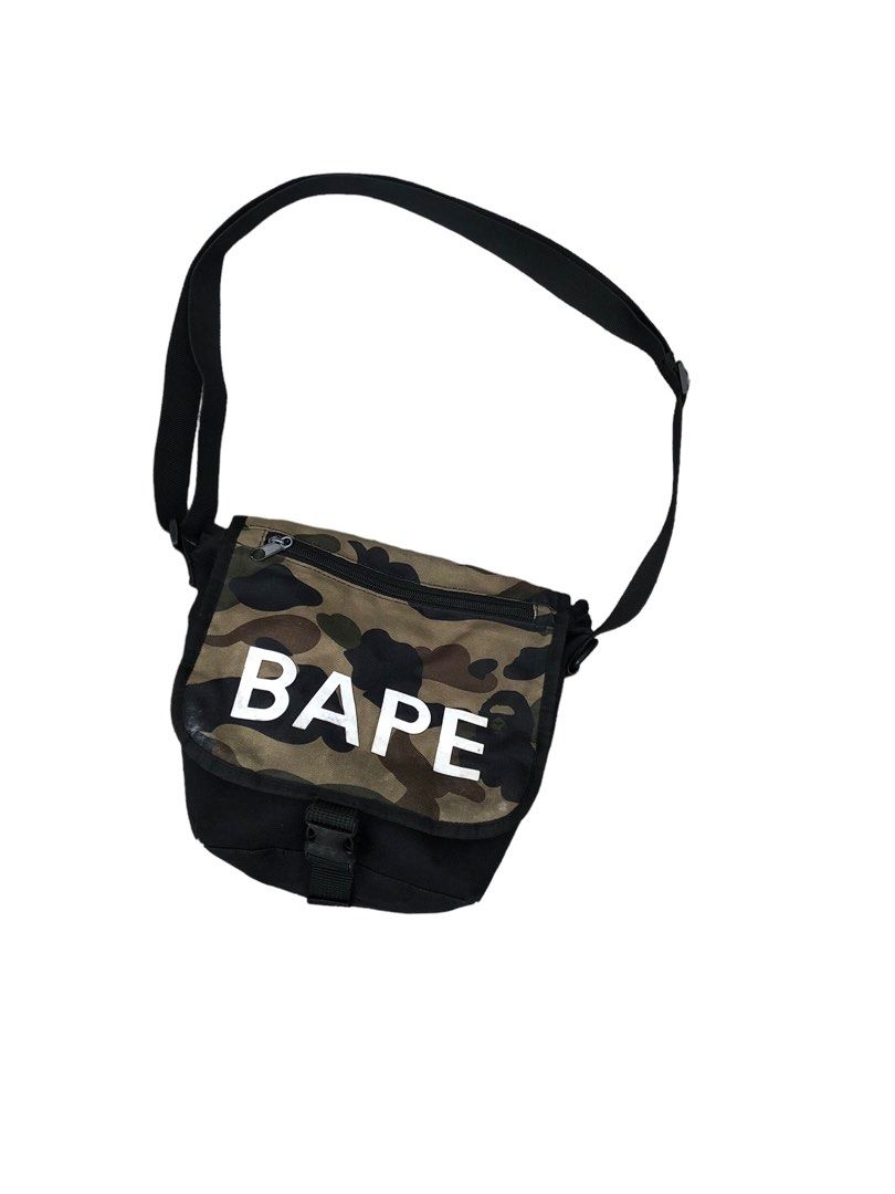 A Bathing Ape BAPE Camo Shoulder Bag Crossbody with Carabiner 2021 AW  Collection