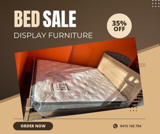 BEDFRAME DISPLAY FRUNITURE SALE!