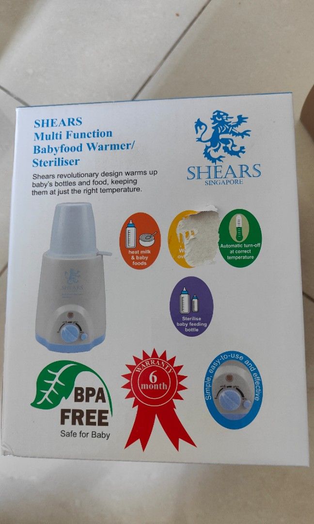 Bottle warmer Shears