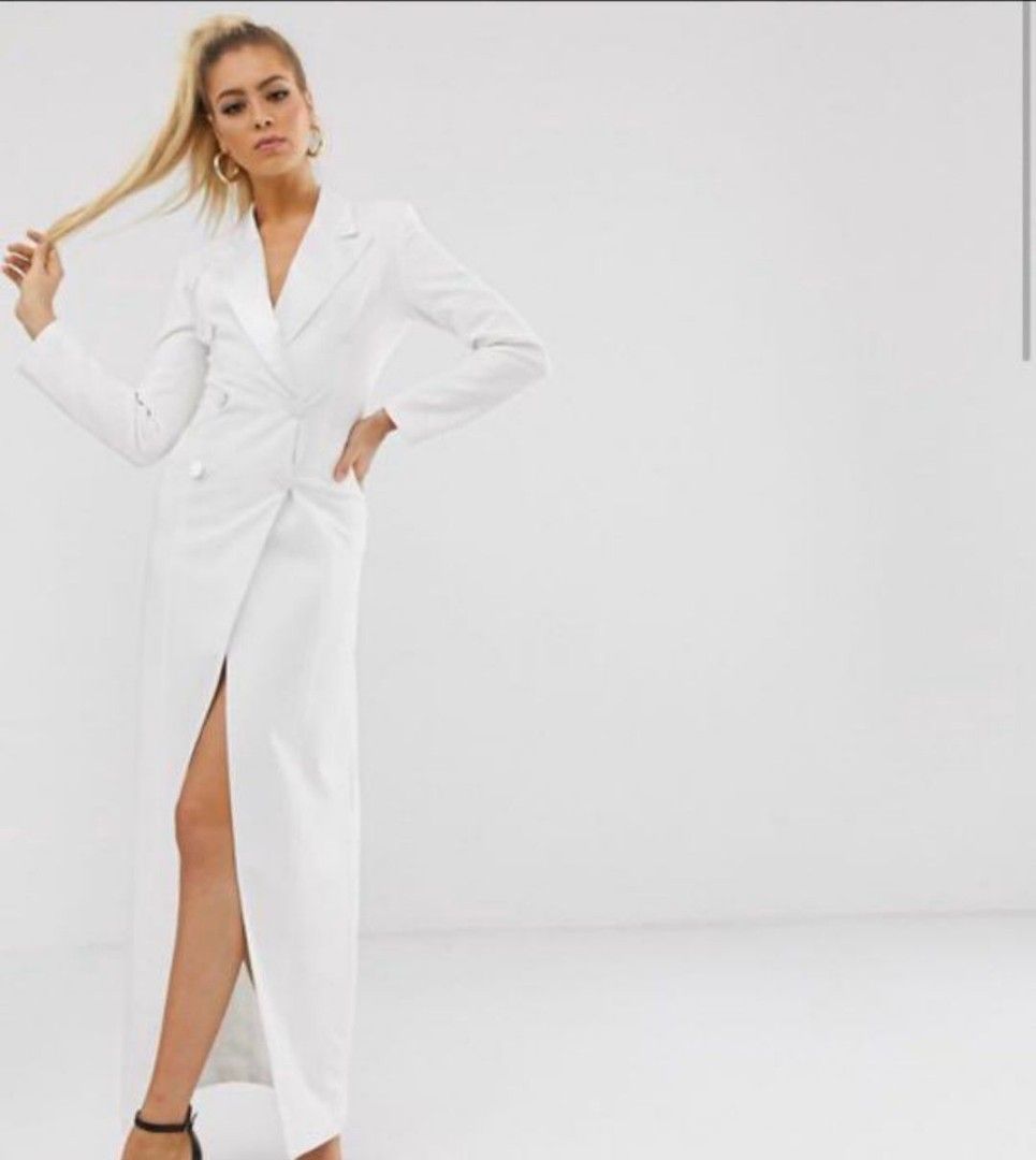 Maxi blazer dress top