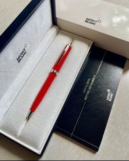 Brand New MONTBLANC Ballpoint Pen Pix Red
