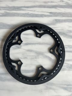 Brompton chain ring with chain cover