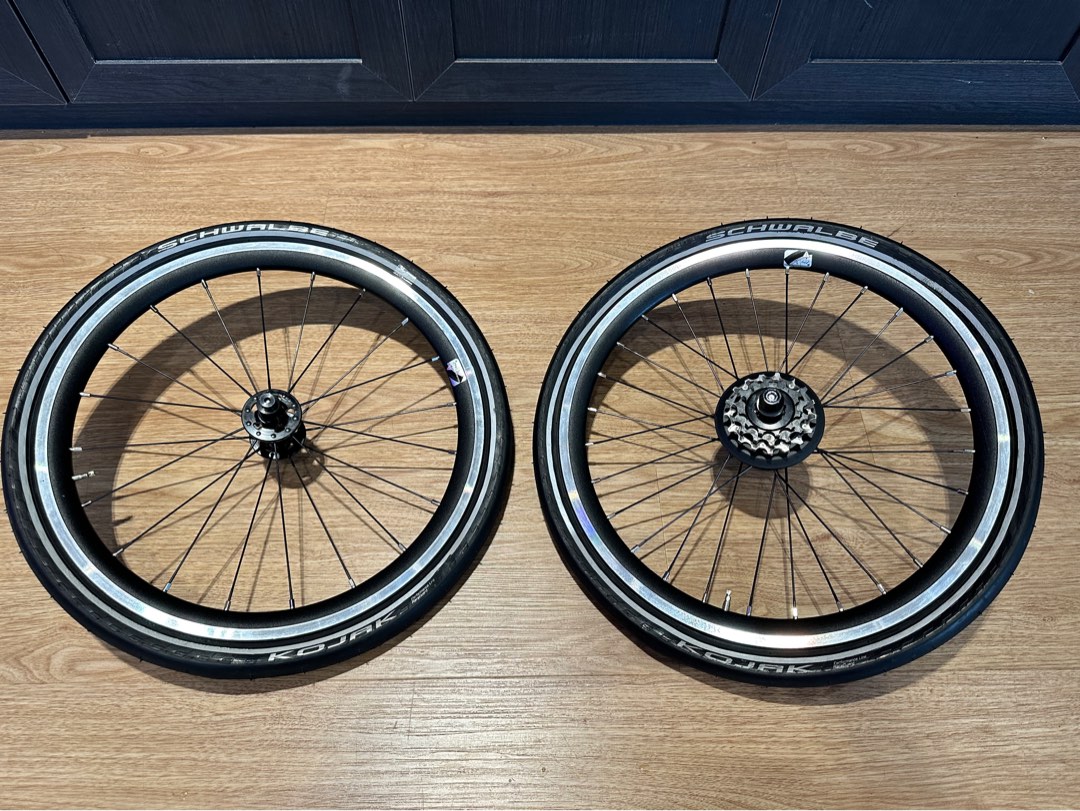 Brompton Rims Brompton T Line - Lightweight rims + Kojak tyres, Sports Equipment ...