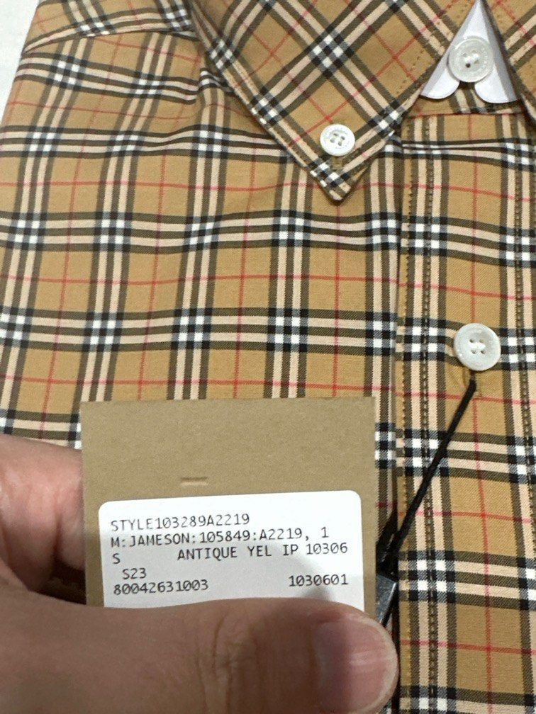 Burberry print shirt replica clearance