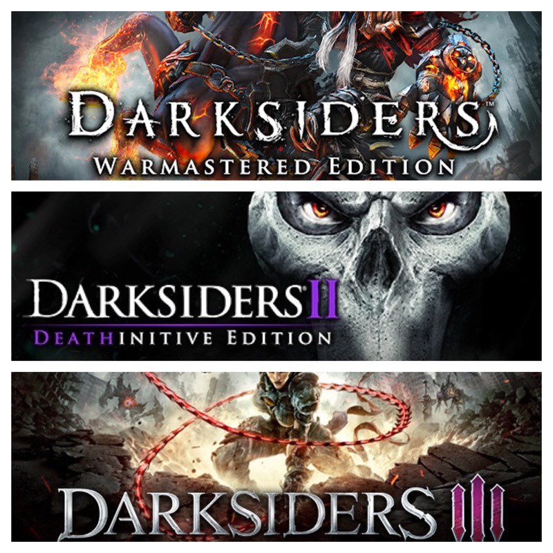 （Buy 2 Free 1）（3in1）Nintendo Switch Darksiders Warmastered Edition，  Darksiders II，Deathinitive Edition Darksiders III