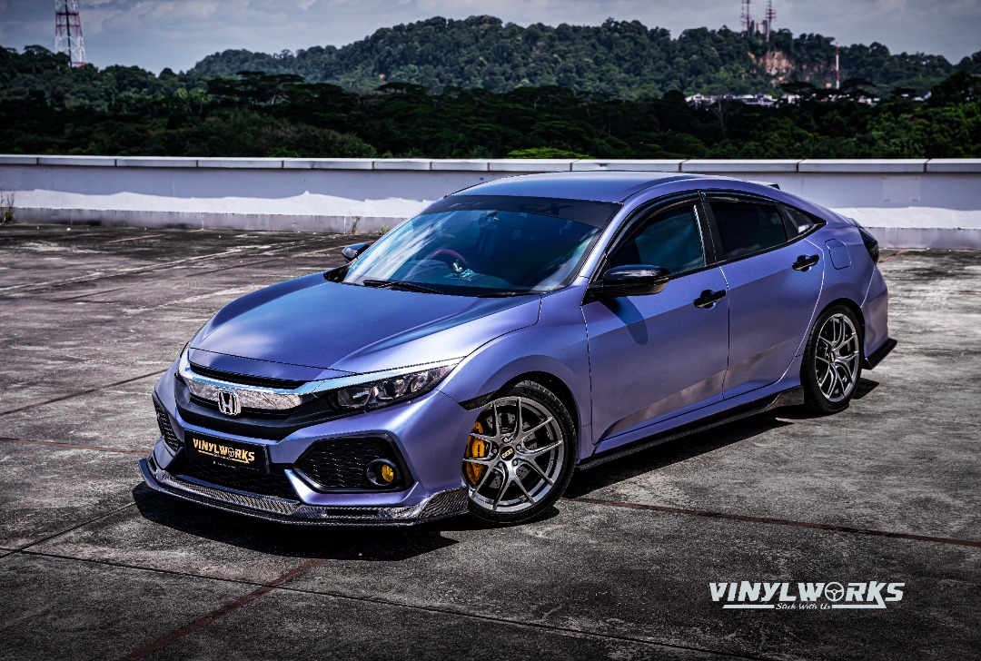 Car Wrap Honda Civic FC Full Car Exterior Wrap (Pearl Metallic