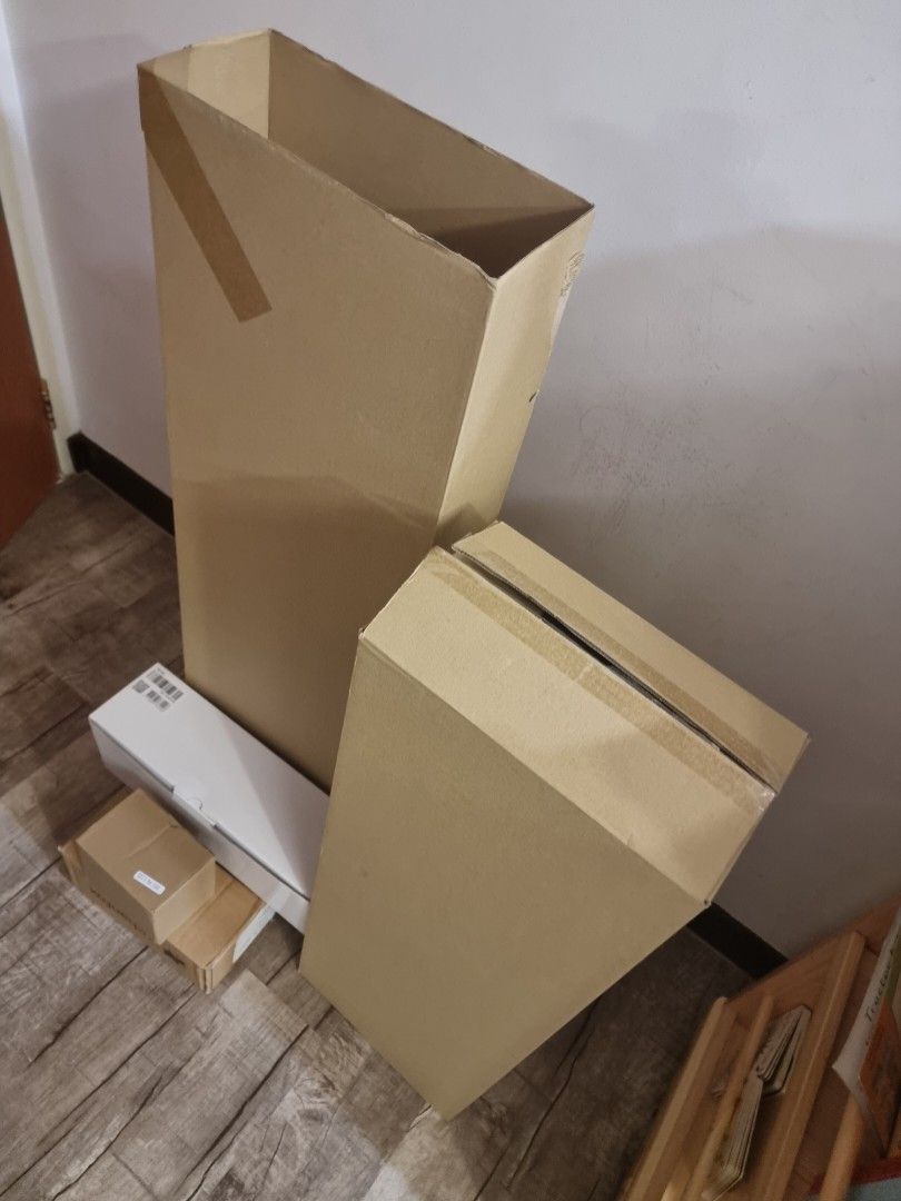 Clean cardboard boxes and bubble wrap packaging, Furniture & Home