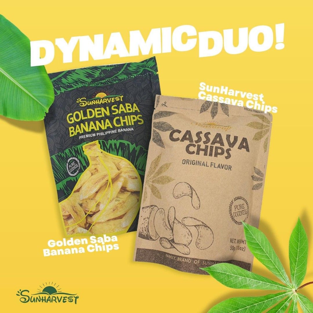 Cassava chips (Category: Packaged & Instant Food) located in Taguig. Submitted by MKs_style (Listing ID 1219844435, Image 2). Description: vegan Friendly 2% sugar only Export Quality can order per Box for only 3,850 retail 65 each.