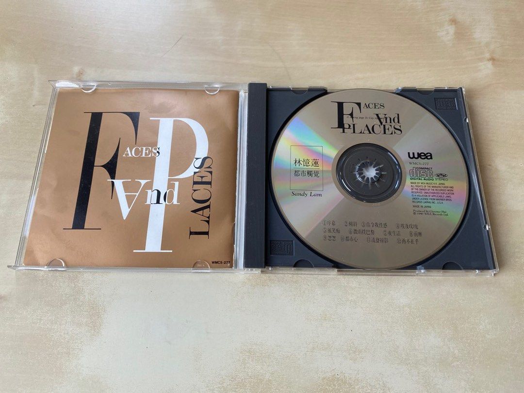 CD丨林憶蓮都市觸覺Part III Faces and Places (日本版) / Sandy Lam