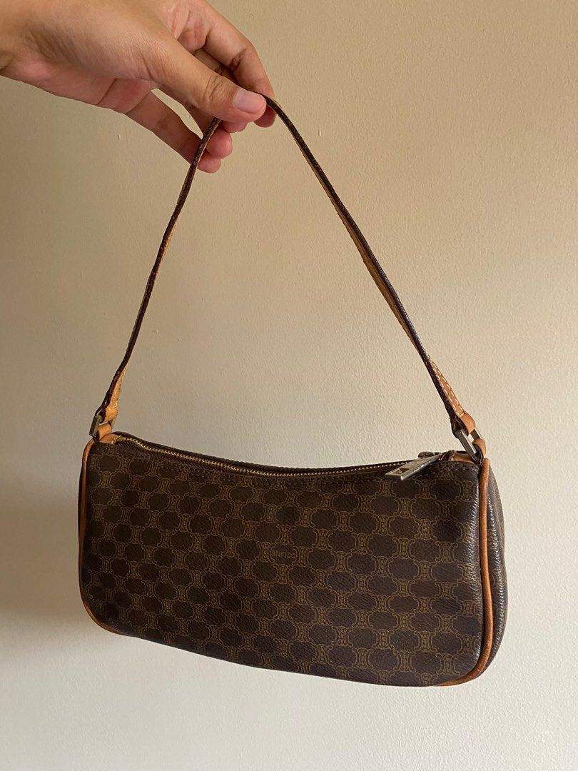 Celine Macadam Pochette - Brown Shoulder Bags, Handbags
