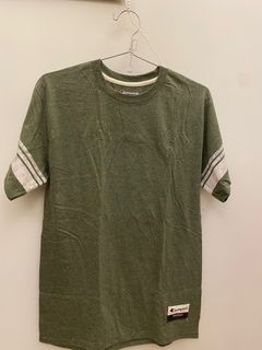 champion 短袖 T恤 灰綠 S