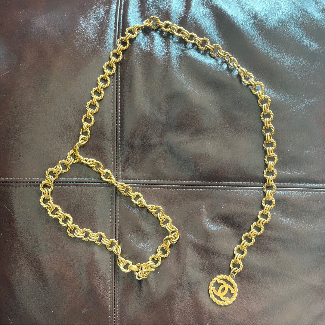 Vintage chanel chain belt sale