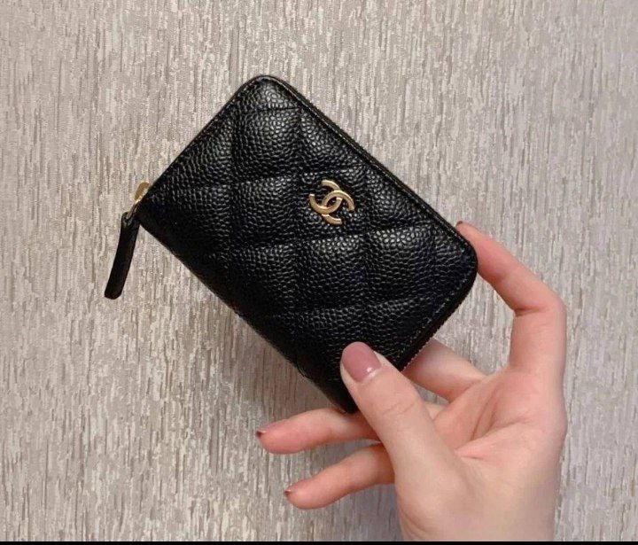 Chanel Zipped Coin Purse & LV Rosalie Coin Purse 