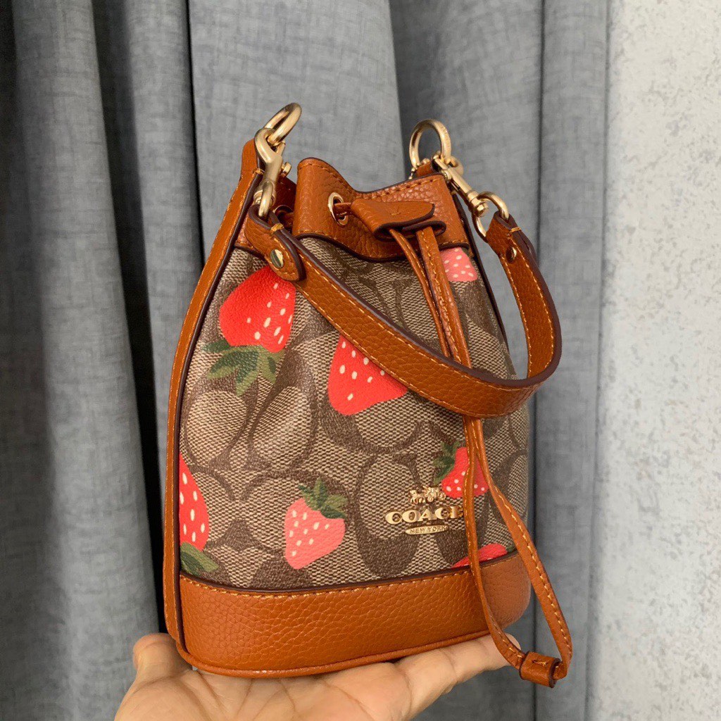 Coach bucket deals sling bag