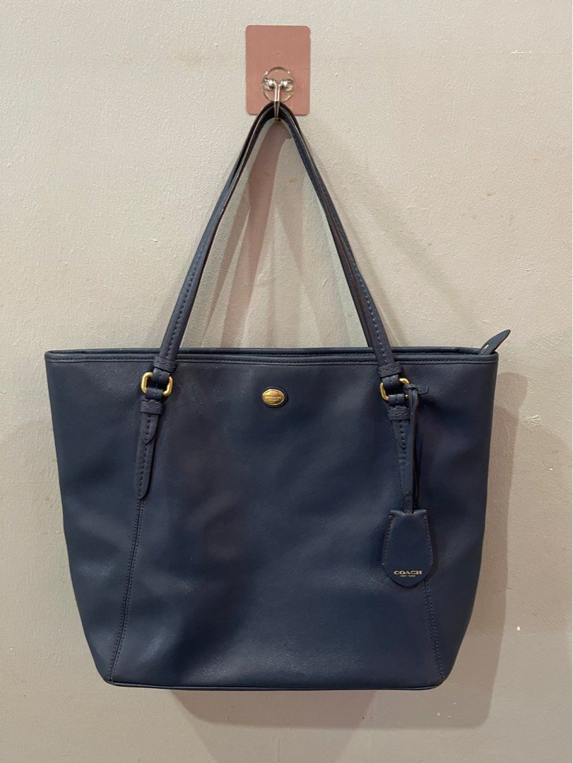 Coach Peyton Leather ZIP Top Tote Luxury Bags Wallets on Carousell