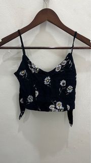 Crop top Navy Hnm