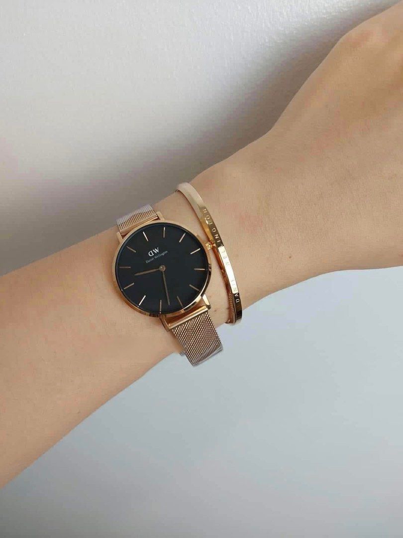 Daniel wellington top watch and bangle