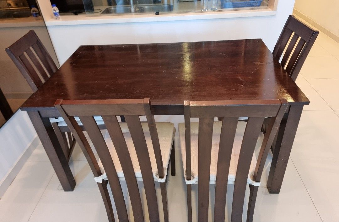 Dining Table And Chairs Cheap!, Furniture & Home Living, Furniture