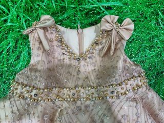 Dress pesta anak payet swarovski