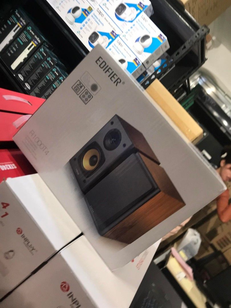 Edifier R1000T4 Multimedia Bookshelf Speaker Black, Audio, Soundbars ...