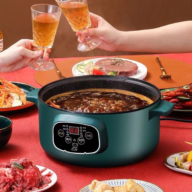 Electric Cooking Pot Multifunctional Hotpot Non Stick Rice Cooker With Electric Multiccoker