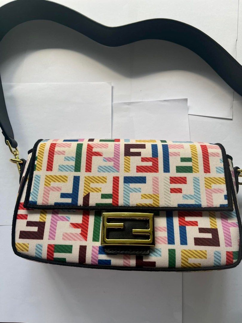 Fendi bag with colorful letters on sale