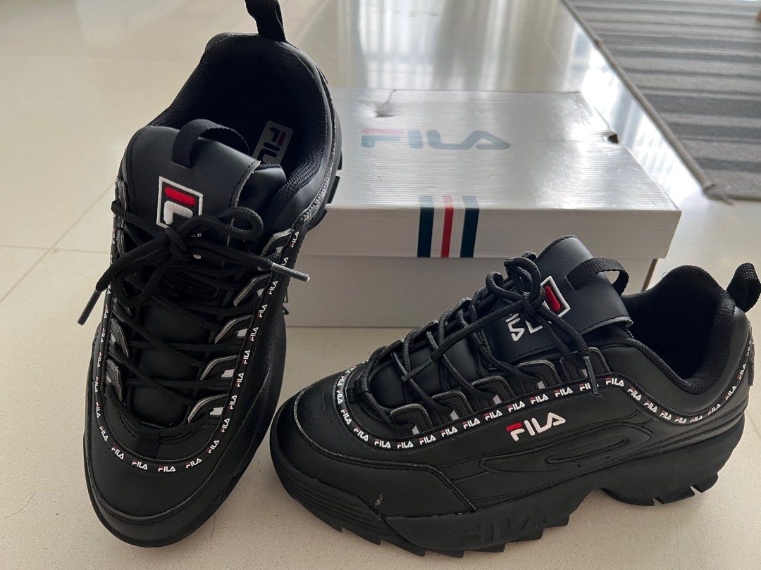 Fila disruptor 2 black leather outlet