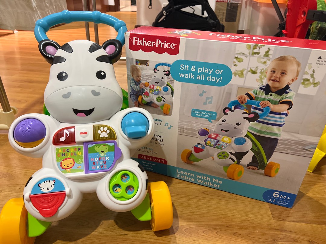 Fisher Price walker zebra baby walker on Carousell