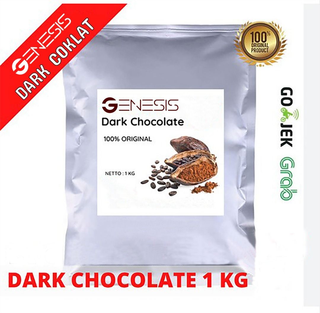Genesis Coklat Bubuk Cocoa Powder Pure Murni Tanpa Campuran 1000gr