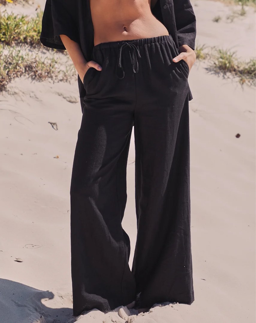 Linen pants glassons online