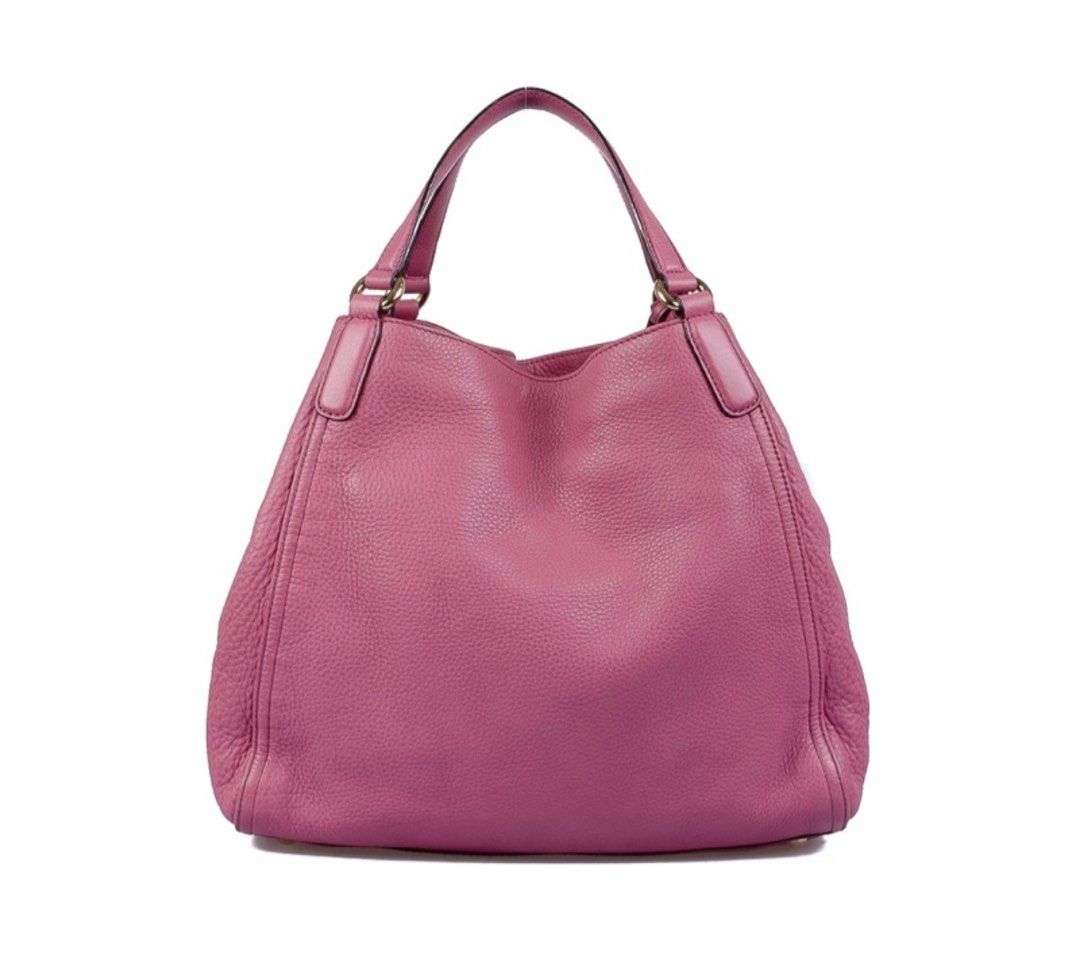 GUCCI Soho Pink Leather Medium Tote Bag Luxury Bags Wallets on Carousell