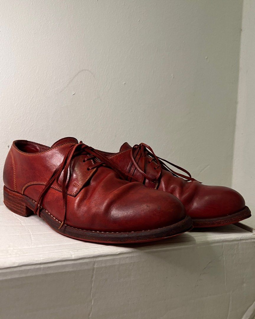 Guidi 992 Horse Leather Derbies Men s Fashion Footwear Boots on