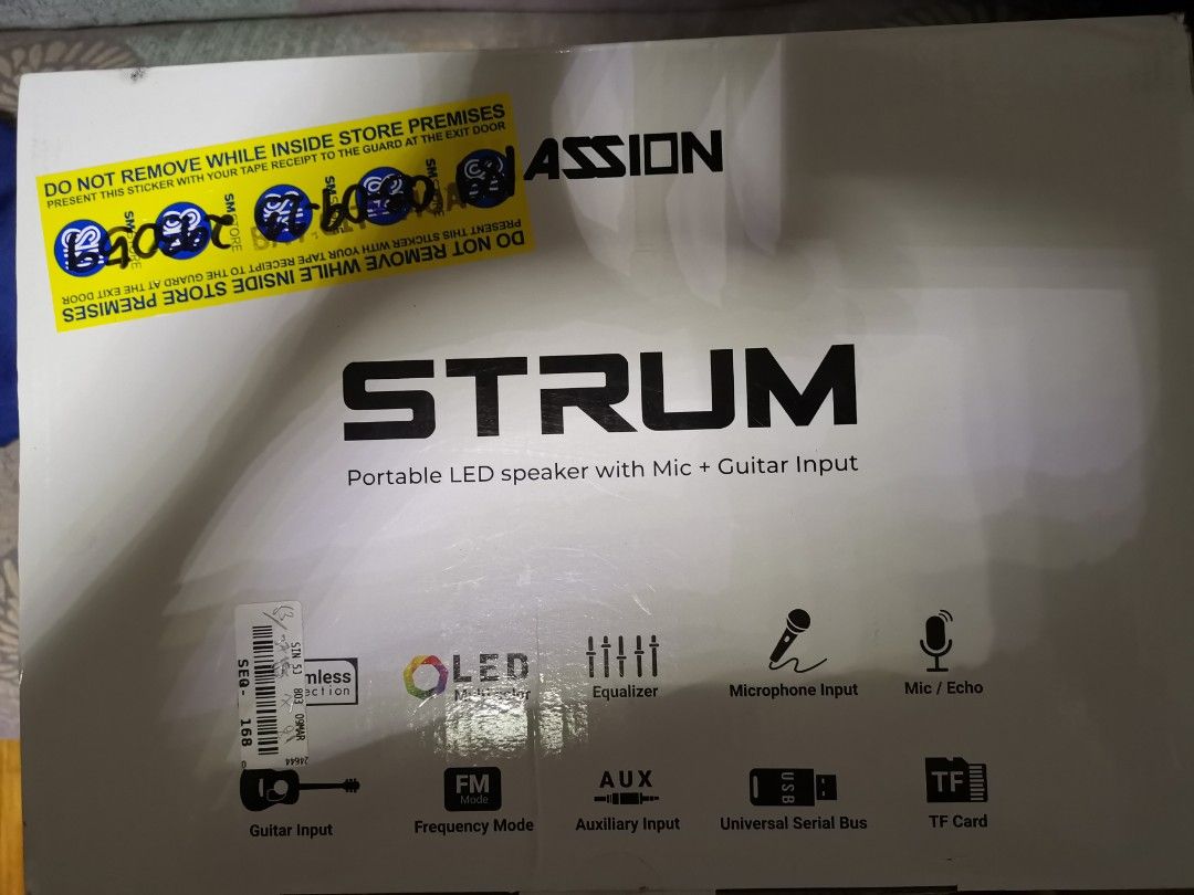 Guitar amp with mic outlet (Category: Soundbars, Speakers & Amplifiers) located in Pasay City. Submitted by buzergo (Listing ID 1219912676, Image 3). Description: Elassion strum guitar amplifier under warranty 12 months from 09March 2023.... MALL OF ASIA, Pasay city, oceanaire (beside sea residences) ±6596337757. ±09267300222 whatsapp or viber.