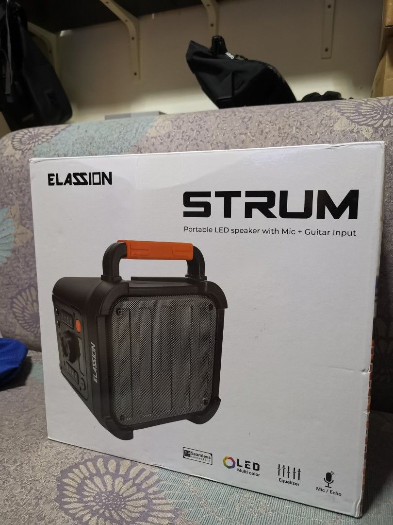 Guitar amp with mic outlet (Category: Soundbars, Speakers & Amplifiers) located in Pasay City. Submitted by buzergo (Listing ID 1219912676, Image 1). Description: Elassion strum guitar amplifier under warranty 12 months from 09March 2023.... MALL OF ASIA, Pasay city, oceanaire (beside sea residences) ±6596337757. ±09267300222 whatsapp or viber.