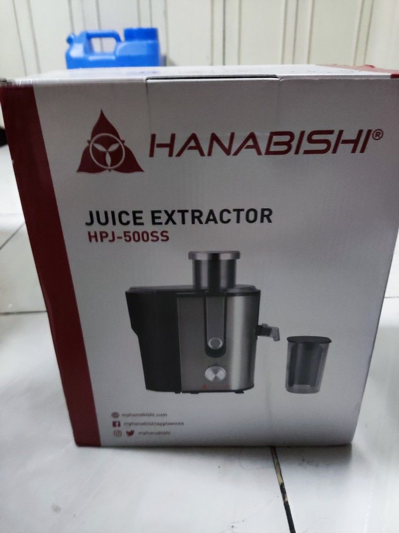 Hanabishi Juice Extractor HPJ500SS on Carousell