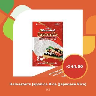 HARVESTER'S JAPONICA RICE 2kg (Japanese Rice)