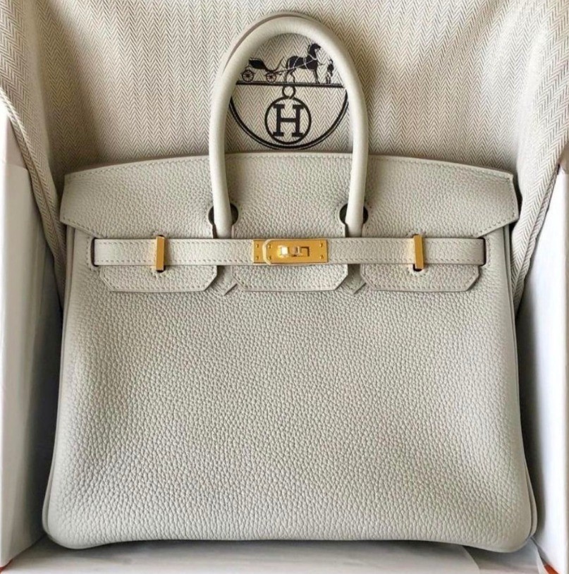 Hermes Birkin Black Togo 25cm, Luxury, Bags & Wallets on Carousell