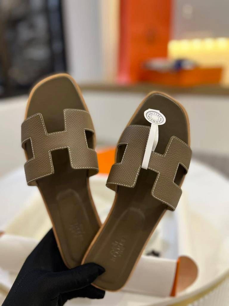 Hermès Oran Cuir Blanc ref.49943 - Joli Closet