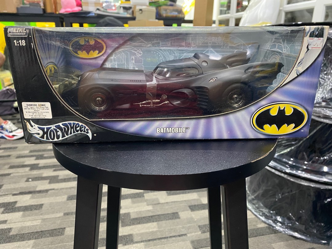 Hot Wheels Batman Batmobile 1989 (1:18 scale), Hobbies & Toys, Toys & Games  on Carousell
