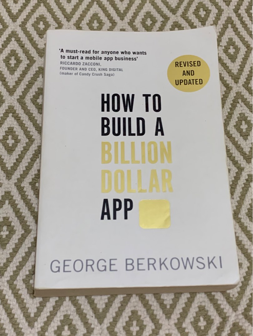 How to Build a Billion Dollar App by Berkowski Book, Hobbies