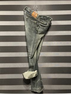 Hysteric Glamour Studded Stone Washed Jeans