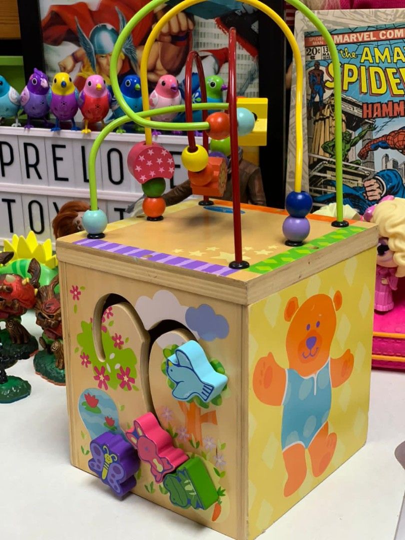 Imaginarium wooden activity cube shop