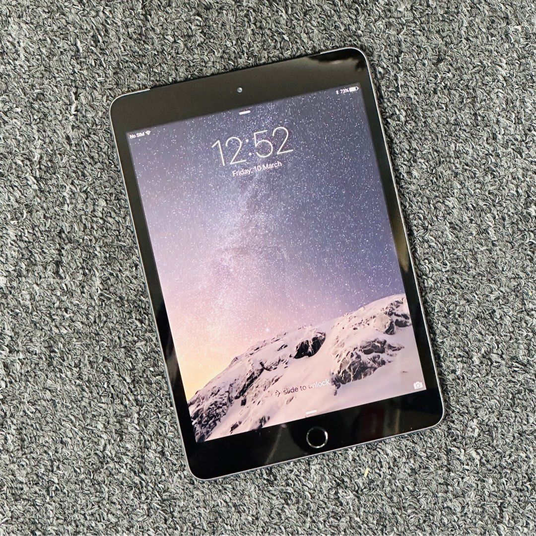 iPad mini3 Wi-Fi Cellular 128GB Silver iPad Wi‑Fi + Cellular