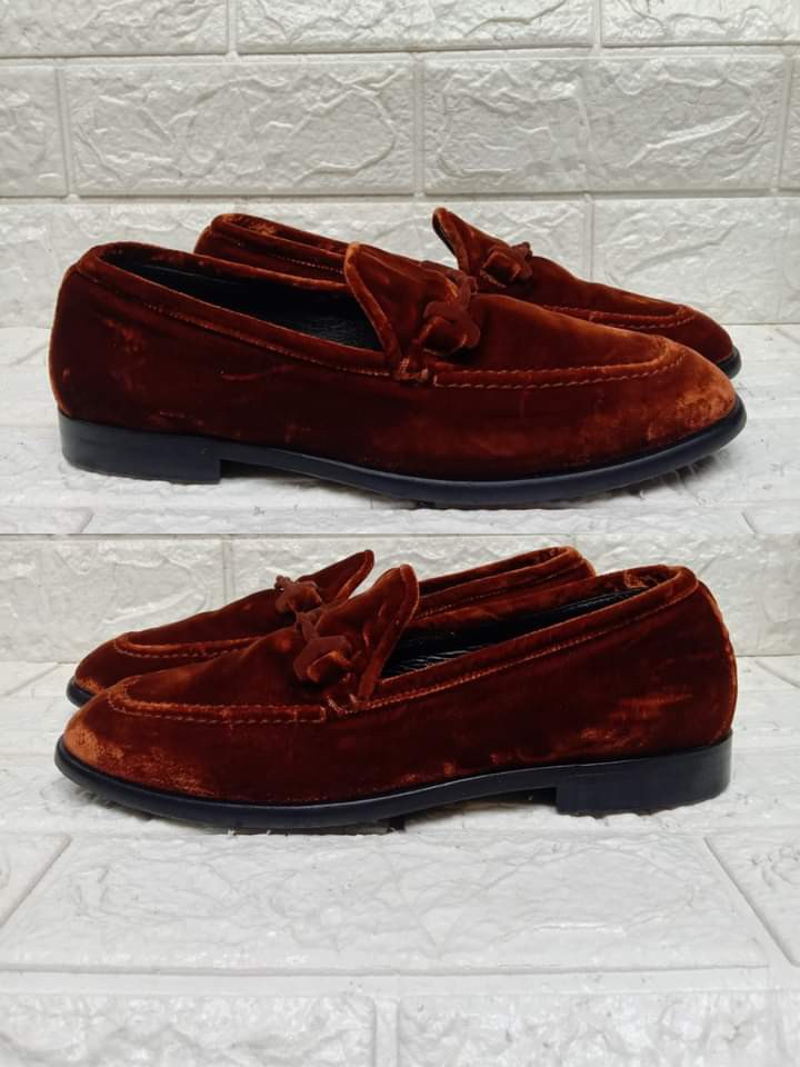 Jimmy choo marti velvet loafers discount