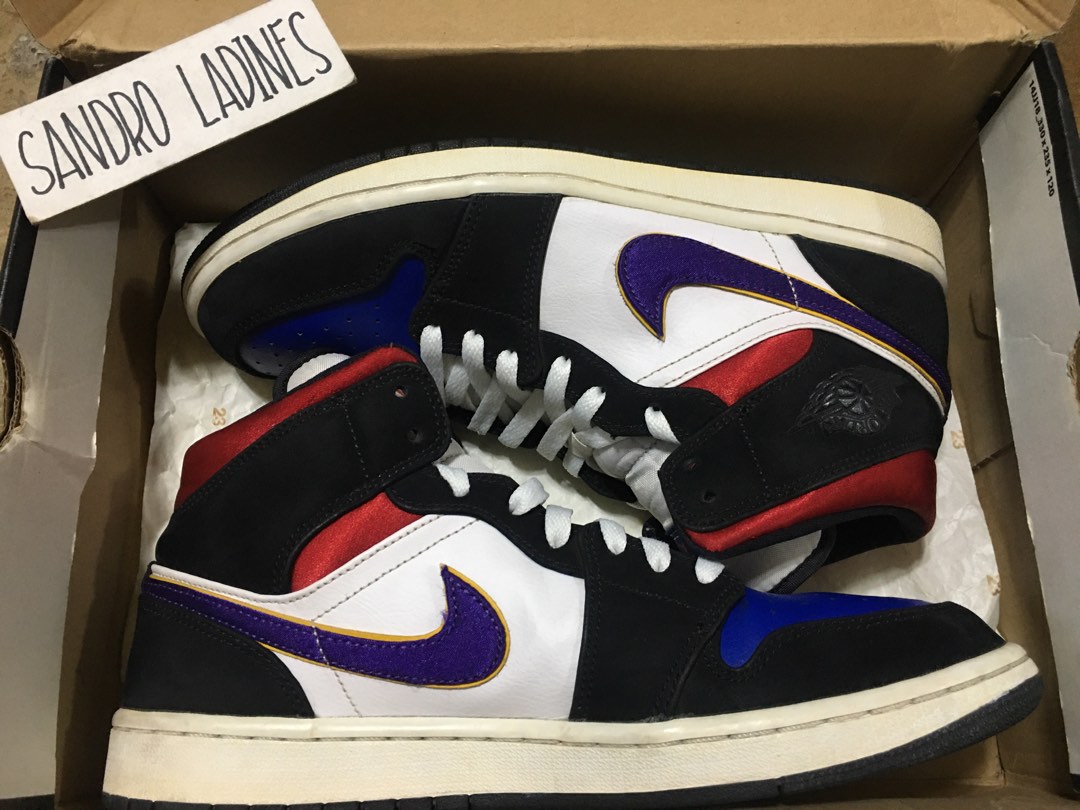 lakers top 3 jordan 1 mid