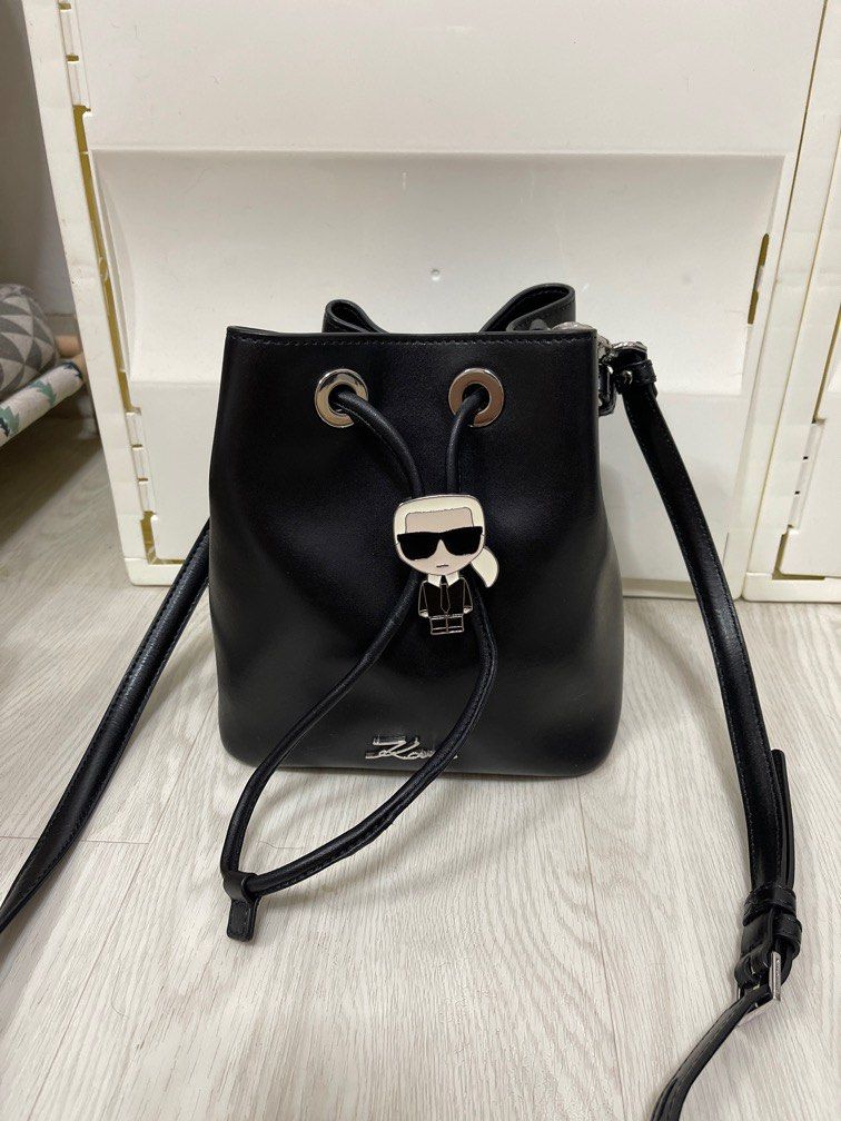 Karl Lagerfeld bucket bag, Luxury, Bags & Wallets on Carousell