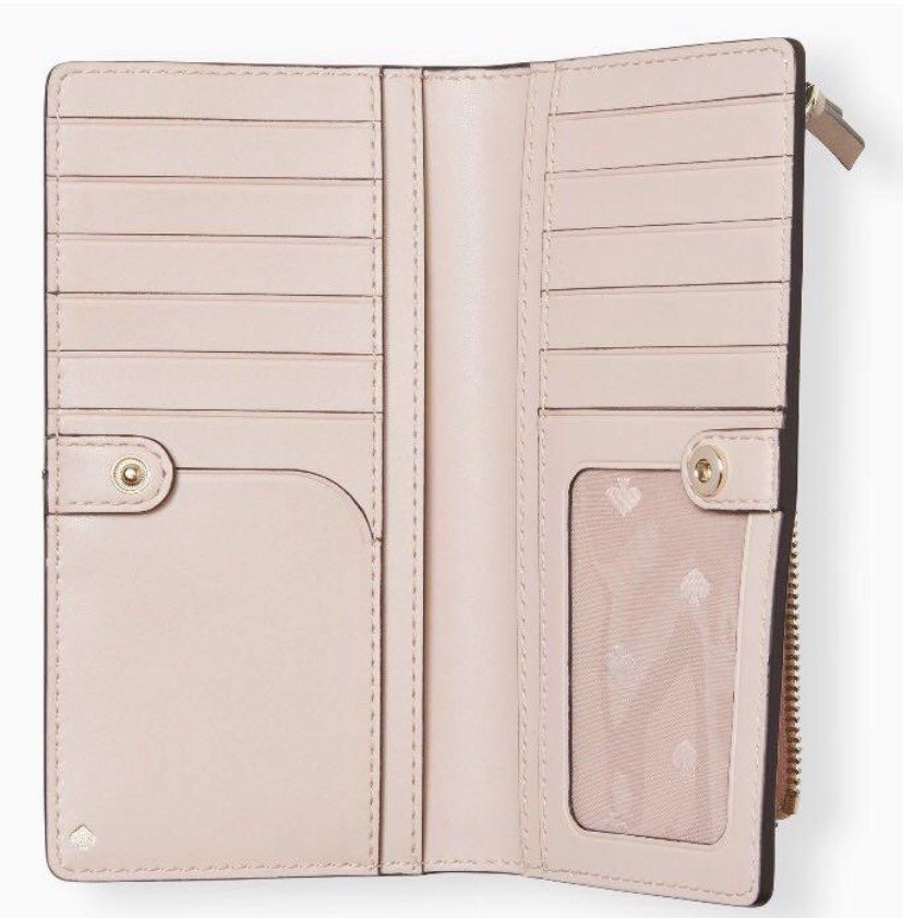 Kate spade paper rose wallet sales